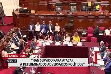 García Toma sobre comisiones del Congreso: "Han servido para atacar adversarios políticos"