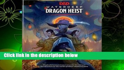 About For Books  D&d Waterdeep Dragon Heist Hc by Wizards RPG Team