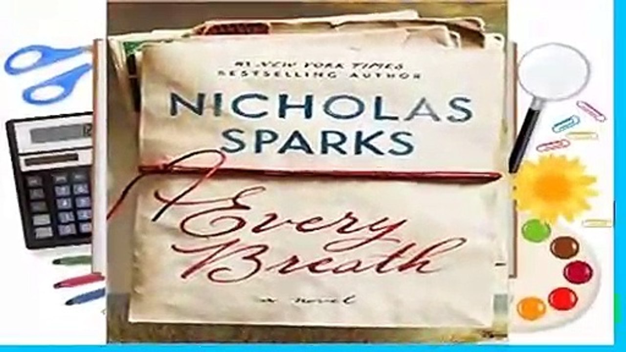 About For Books  Every Breath by Nicholas Sparks