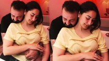 LOVE BONDING Between Sanjay Dutt And His Wife Manyata Dutt - Unseen Videos And Pics