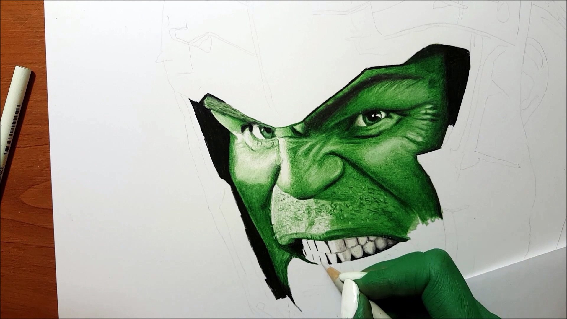 hulk vs thor drawings