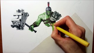 3d Drawing hulk gladiator