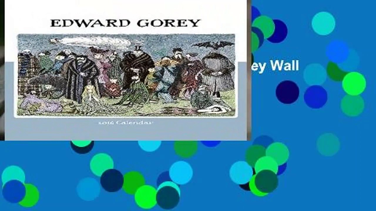 About For Books  2016 Edward Gorey Wall Calendar  Best Sellers Rank : #3