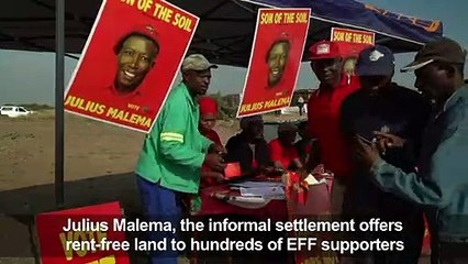 Juju Valley: South Africa's informal settlement of EFF voters