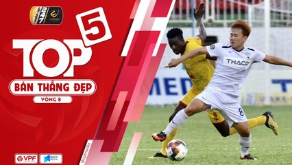 Minh Vương nhảy múa trước DNH Nam Định, lọt top 5 bàn thắng vòng 8 - Wakeup 247 VLeague1 2019