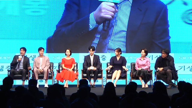 [Showbiz Korea] Director Bong Joon-ho(봉준호)'s back! the movie ‘Parasite(기생충)’ press conference