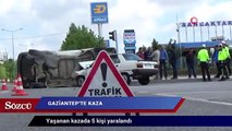 Gaziantep’te otomobil ile minibüs çarpıştı:  5 yaralı