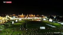 Tayland Kralı'nın taç giyme töreni için 300'den fazla drone havalandı