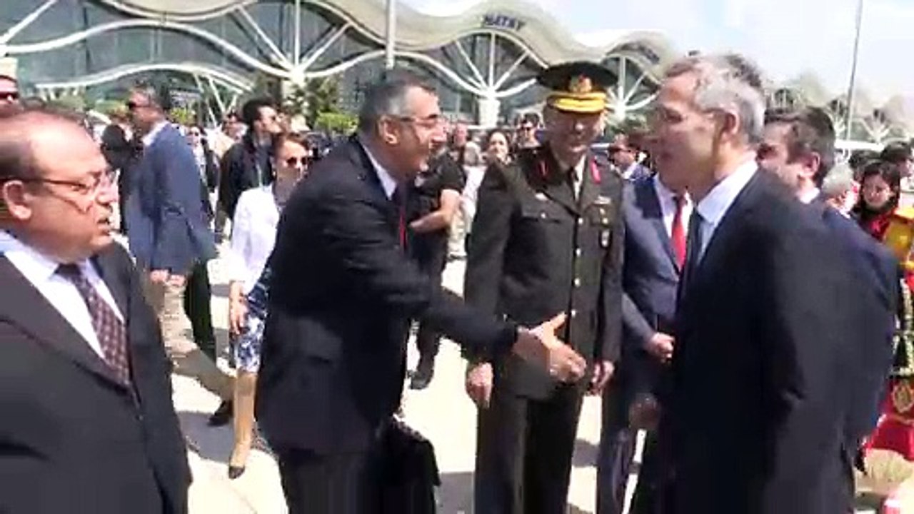 NATO Genel Sekreteri Stoltenberg Hatay'da