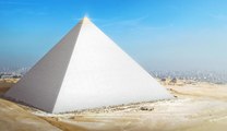 Así serían las pirámides de Gizeh  si no se hubieran destruido