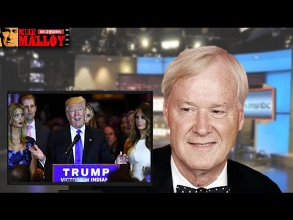 Chris Matthews Busted Checking Out Melania Trump