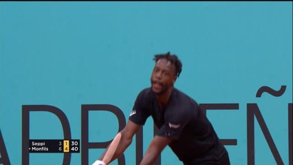 Madrid - Quand Monfils ne lâche rien
