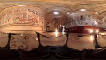 Décollage du drone à l’intérieur de la chapelle Notre-Dame-des-Fontaines de la Brigue