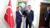 Ankara İmamoğlu, Akşener'i Ziyaret Etti