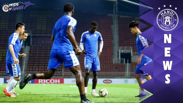 Hùng Dũng hội quân tập luyện cùng với các đồng đội sau khi vắng mặt ở trận gặp Naga World | HANOI FC