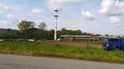 Jumet-Chantier centre fermé