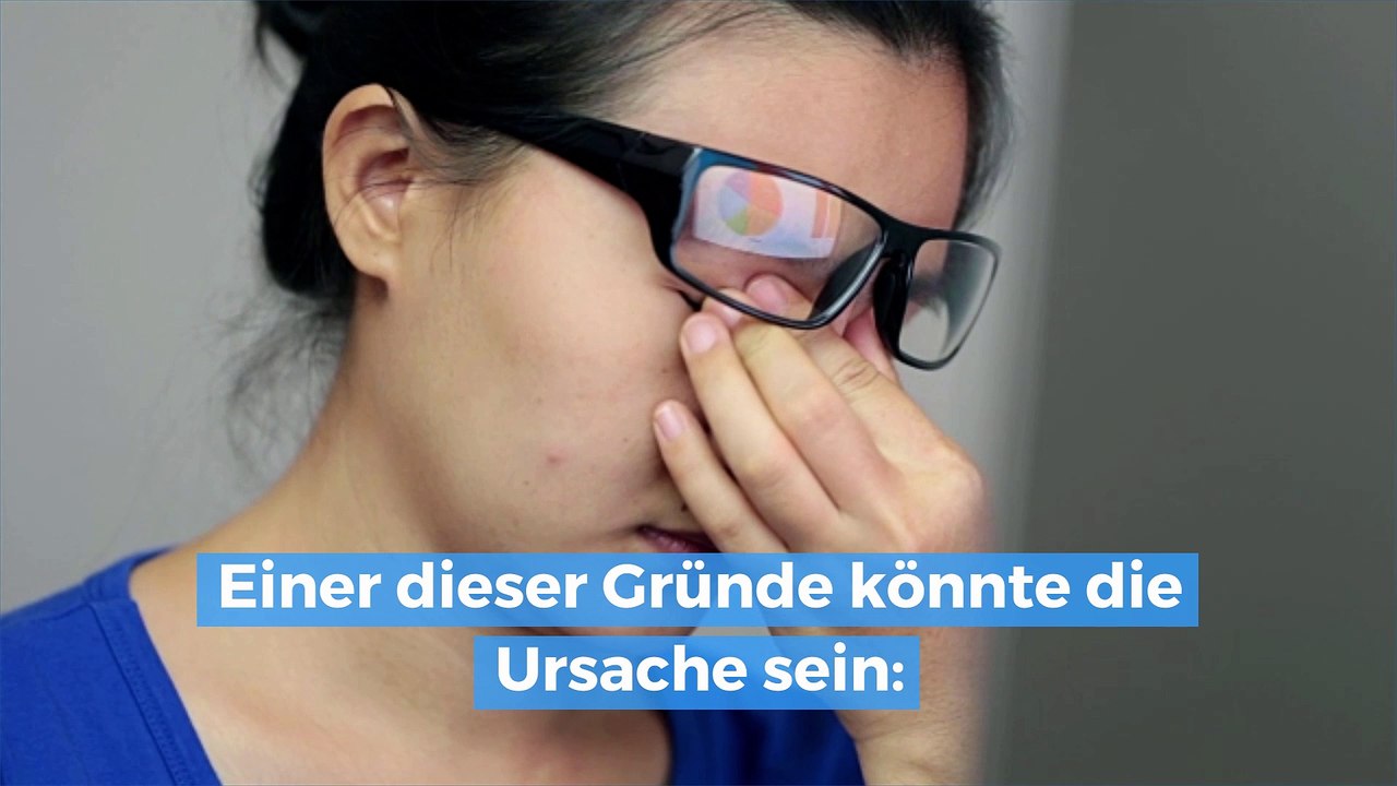 Trockene Augen: Was sind die Gründe dafür?