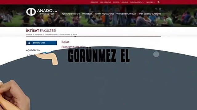 Anadolu Üniversitesi İktisat Fakültesi İktisat Lisans Programı