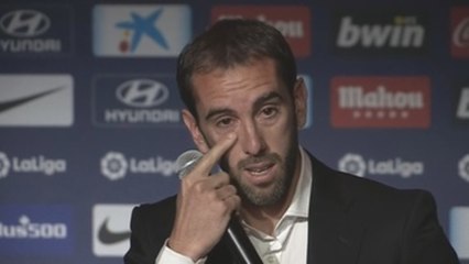 Diego Godín se despide del Atlético de Madrid