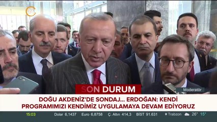 Cumhurbaşkanı Erdoğan'dan açıklamalar
