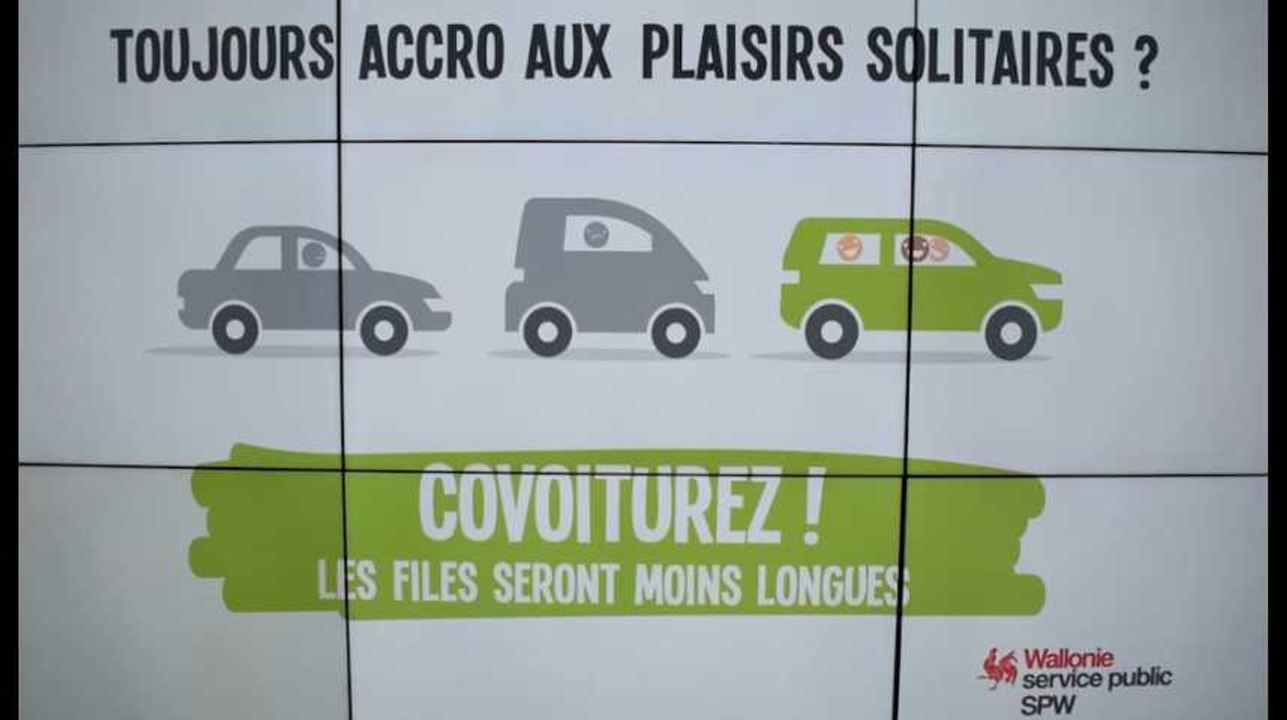 La Région wallonne lance deux projets pilotes de bandes réservées au covoiturage