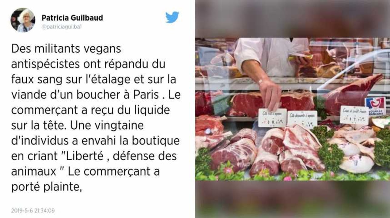 Boucher agressé à Paris. Deux militants antispécistes devant le tribunal