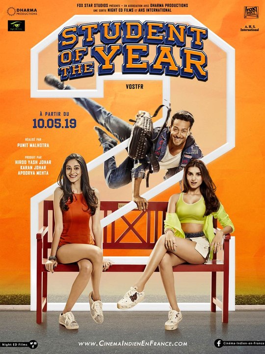 Student of the Year 2 Bande-annonce VO (Comédie 2019) Tiger Shroff, Tara Sutaria