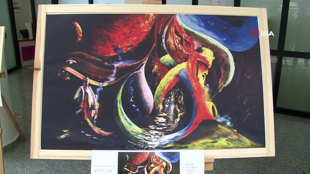 Emniyet müdürü ve sanatçı Sula'dan konferans ve sergi açılışı