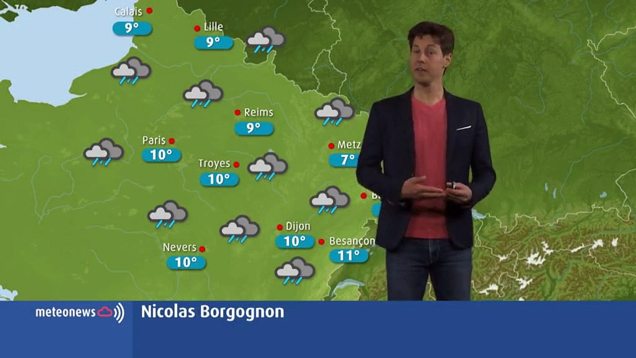 Temps maussade et pluie : la météo de ce mercredi 8 mai en Lorraine et en Franche-Comté