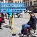 L'Association des paralysés de France milite à Strasbourg pour un espace public accessible à tous