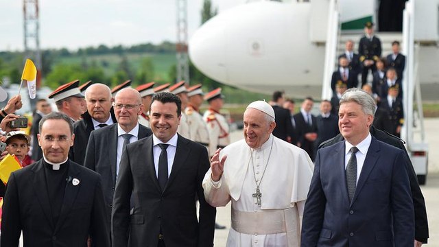 Papa Francesco a Skopje: Auspico stretta integrazione dei Balcani con l'Europa