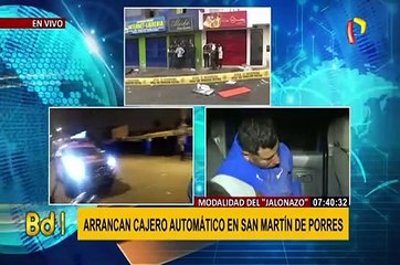 SMP: capturan a cuatro delincuentes que arrancaron cajero automático