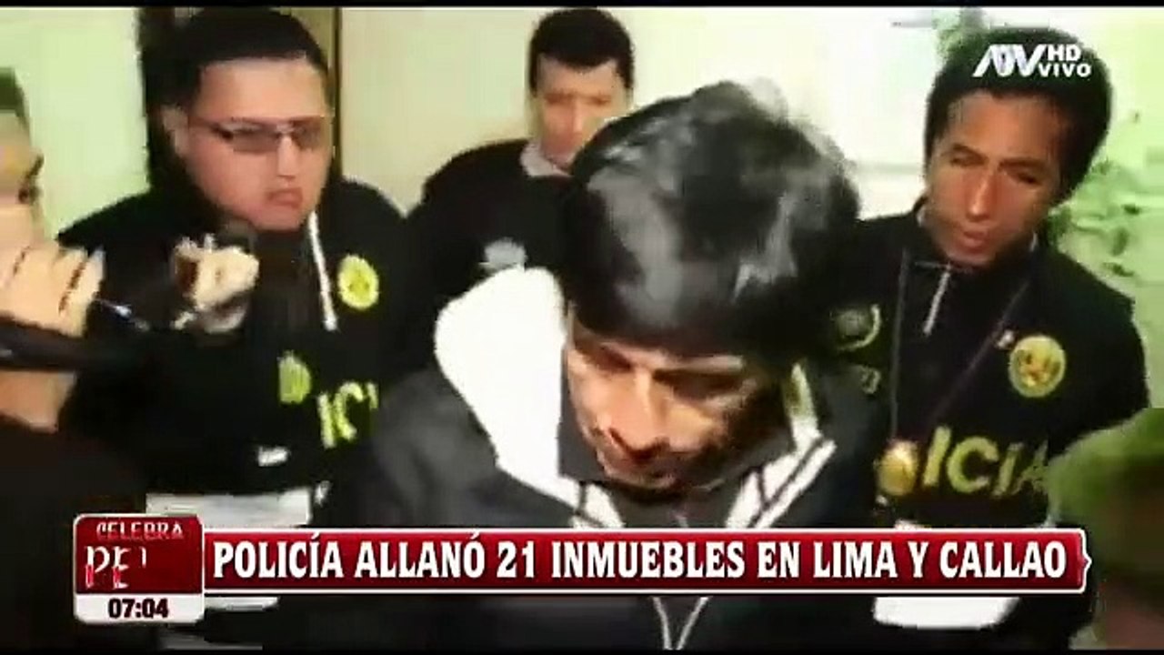 LA LAMEVERGAS FISCAL DE LA NACION(PERU), EL"JEFE DE LA DIVIAC" EN UN MUY ESTRUENDUOSO OPERATIVO PUNTA