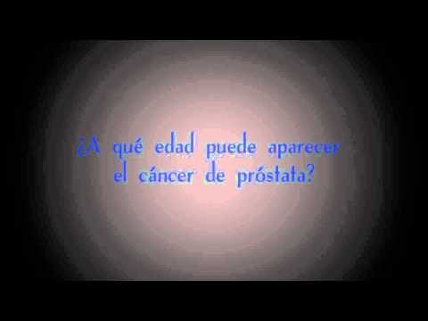 ¿A qué edad puede aparecer el cáncer de próstata?