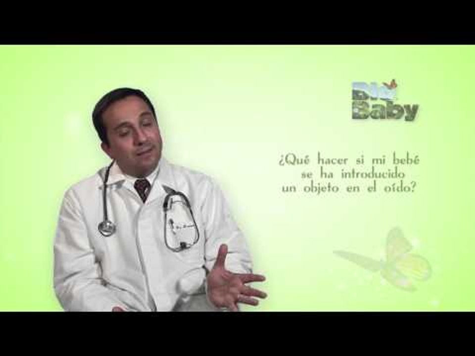 ¿Qué hacer si mi bebé se ha introducido un objeto extraño en el oído?