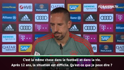 33e j. - Ribéry : "J'ai beaucoup gagné avec le Bayern Munich"