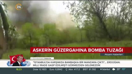 3 terör sığınağı böyle imha edildi