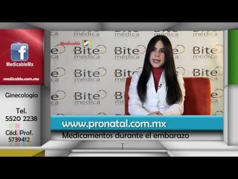 ¿Qué medicamentos se deben tomar durante el embarazo?