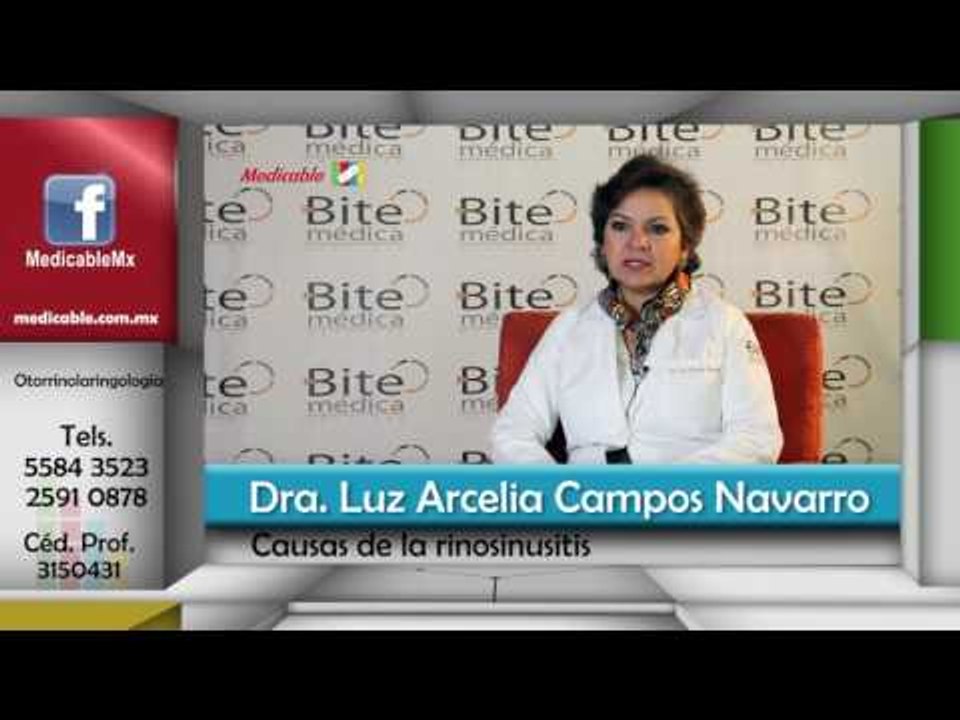 ¿Cuáles son las causas de la rinosinusitis?