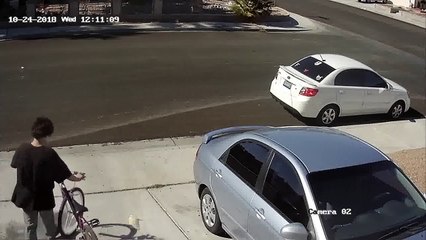 Sleeping Driver Runs into Neighborhood Kid