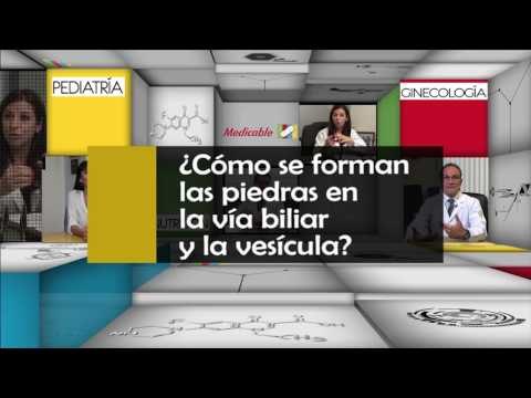 ¿Cómo se forman la piedras en la vía biliar y la vesícula?