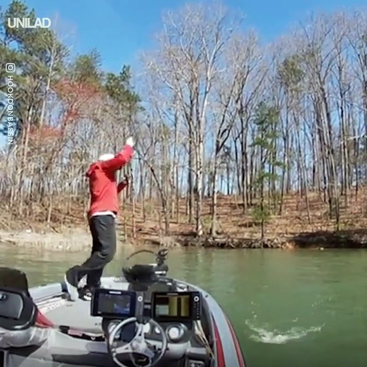 When your rod fails you, but you're determined to land the catch...