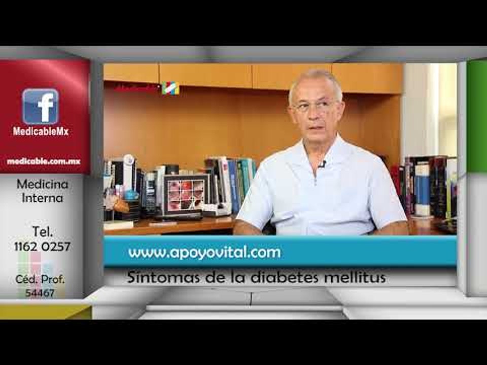 ¿Cuáles son los síntomas de la diabetes mellitus?
