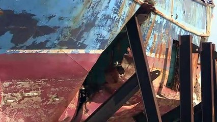 Wreck of migrant ship on display at Venice Biennale