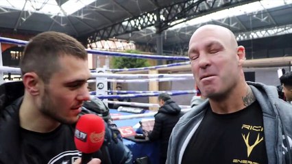 'I WANT TO KNOCK YOU OUT IN 1st ROUND. I WISH YOU'D STAND & FIGHT ME' -DAVE ALLEN TO LUCAS BROWNE