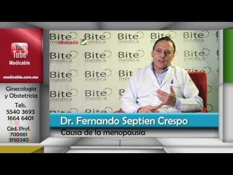 ¿Cuál es la causa de la menopausia?