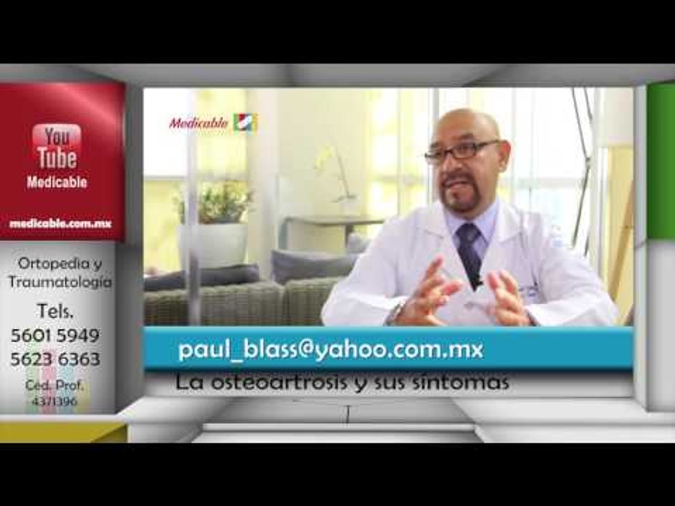 001 QUE ES Y CUALES SON LOS SINTOMAS DE LA OSTEOARTROSIS
