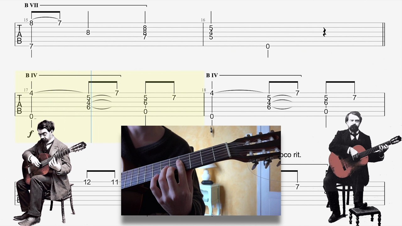 Francisco Tarrega : Adelita (guitare)