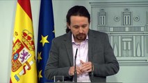 Iglesias dice que Sánchez tiene intención de negociar un acuerdo y hablar con los golpistas