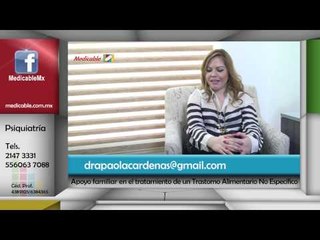 ¿Qué tan importante es el apoyo familiar para el trastorno alimentario no específico (TANE)?